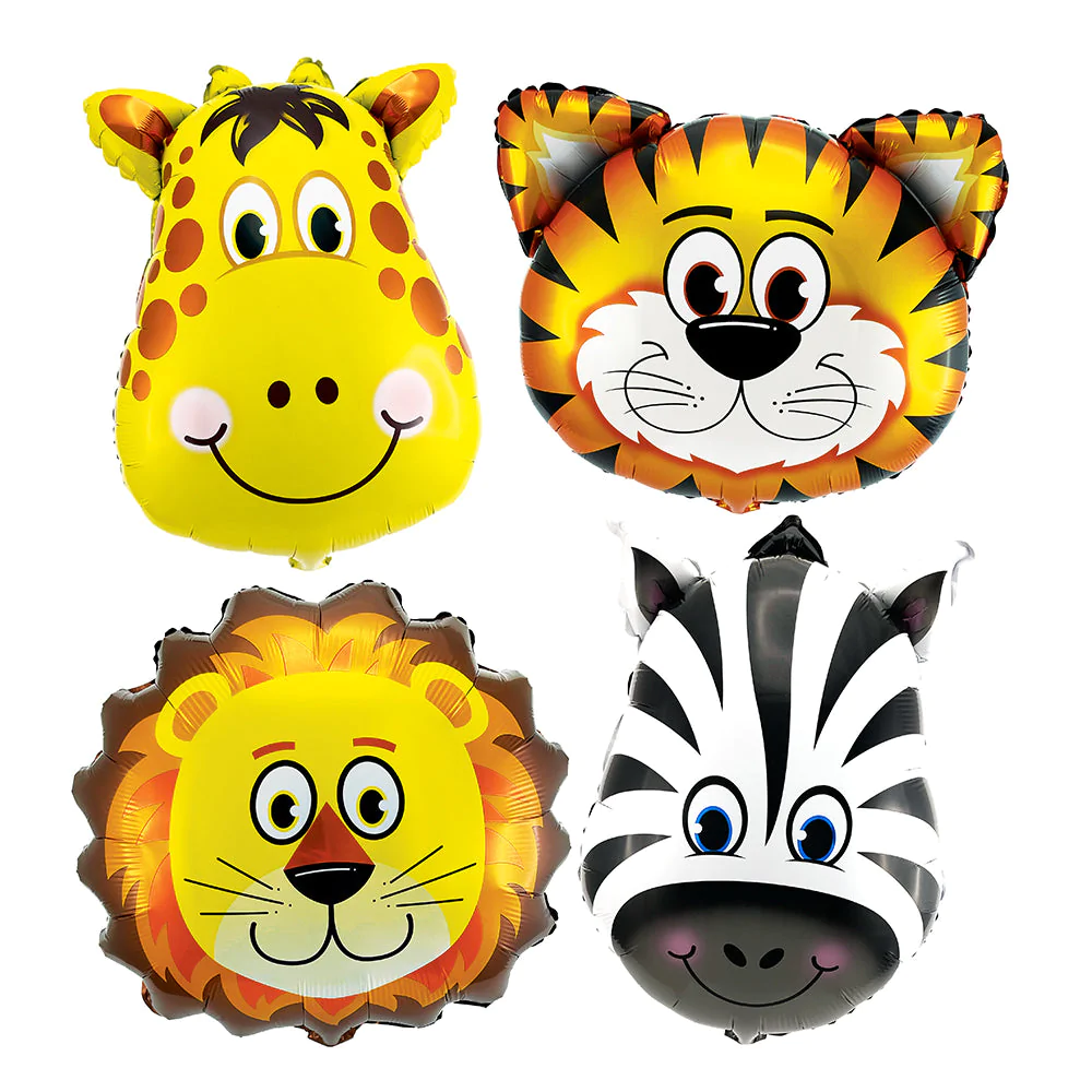 Foil Balloon Set – Animals Theme