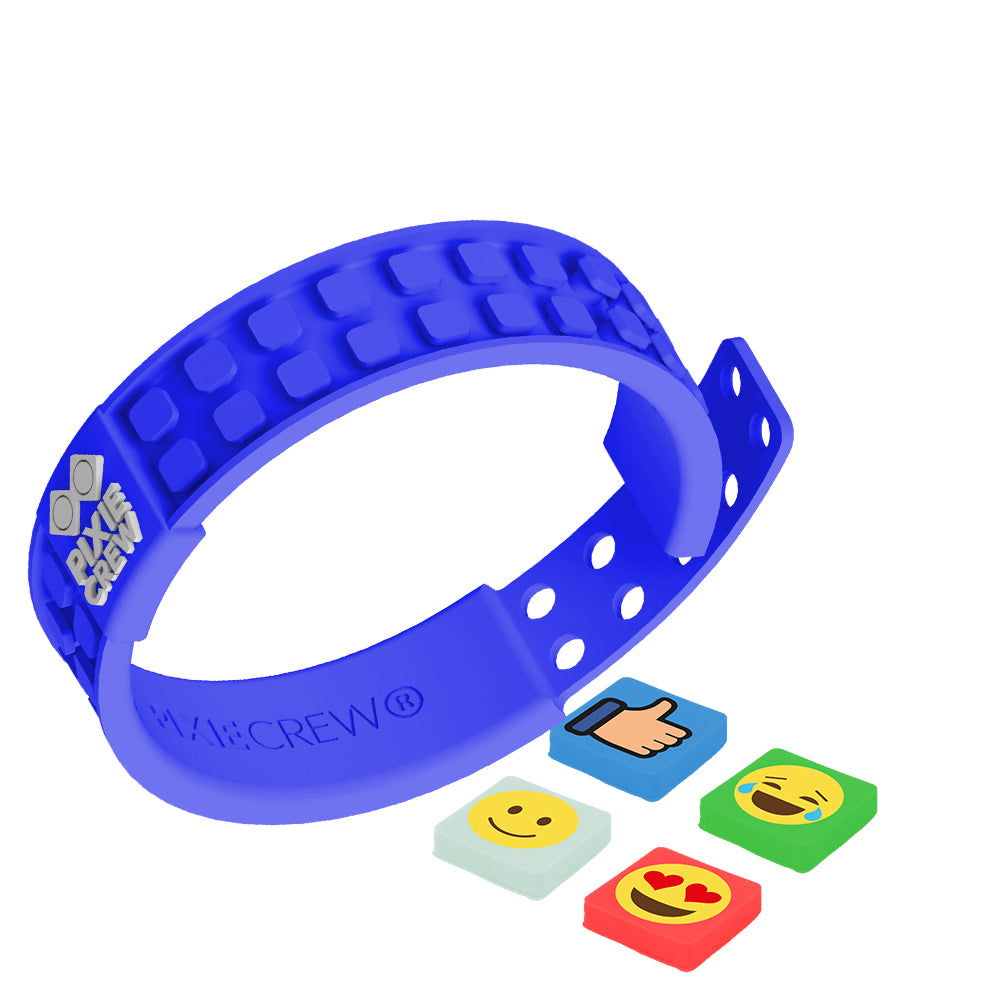 Emoji Blue Friendship Wristband