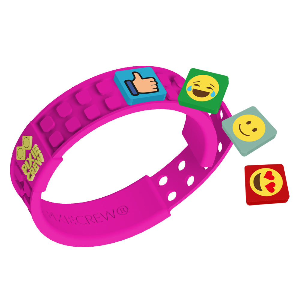 Emoji Fuchsia Friendship Wristband