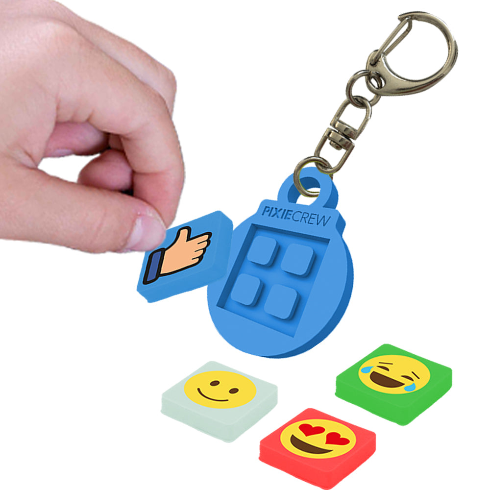 Blue Keychain - (Emojis Theme)