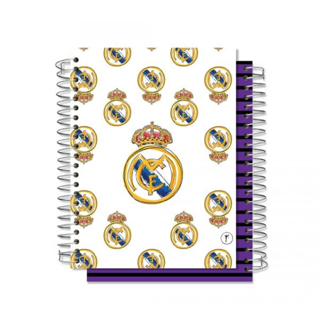 Real Madrid CF Notebook- A5 Size (Wire)