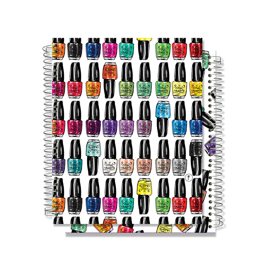 Nail-Polish Notebook- A4 Size (Wire)