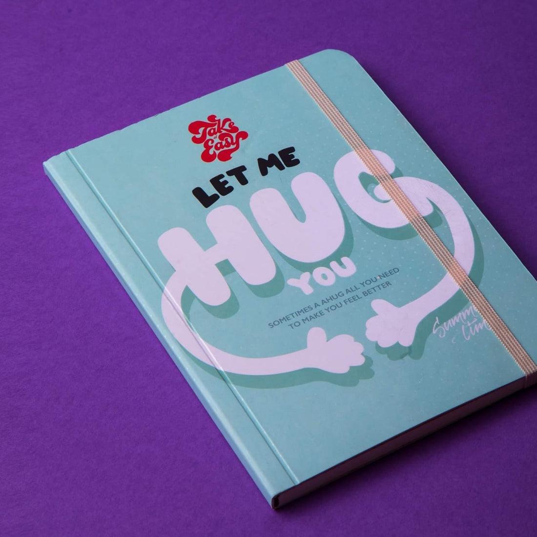 Hug Me Rubber Band Notebook A6