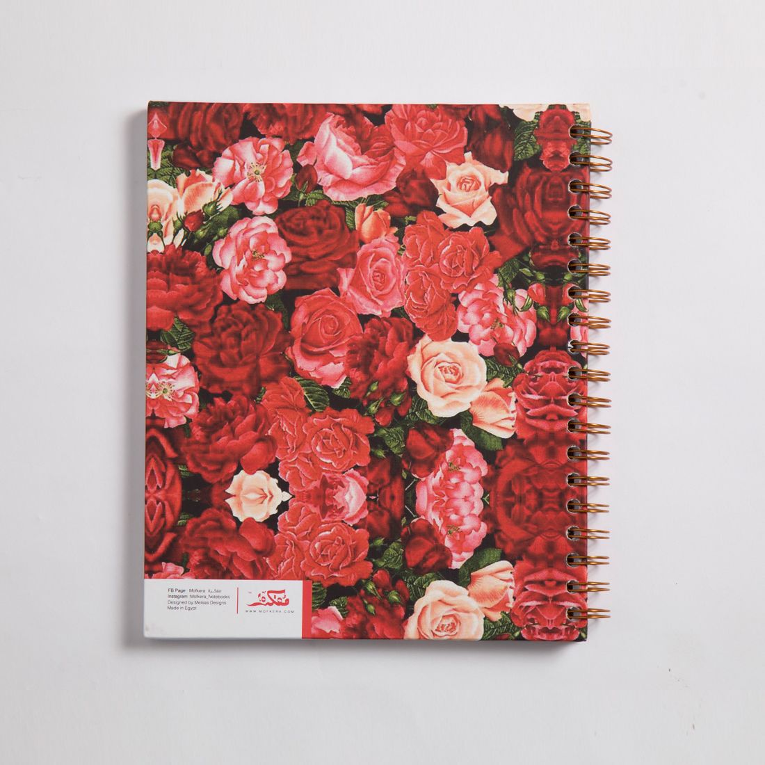 Floral Dreams Wire Notebook- Small