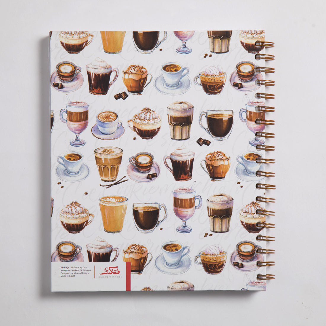 Coffee Wire Notebook- Large